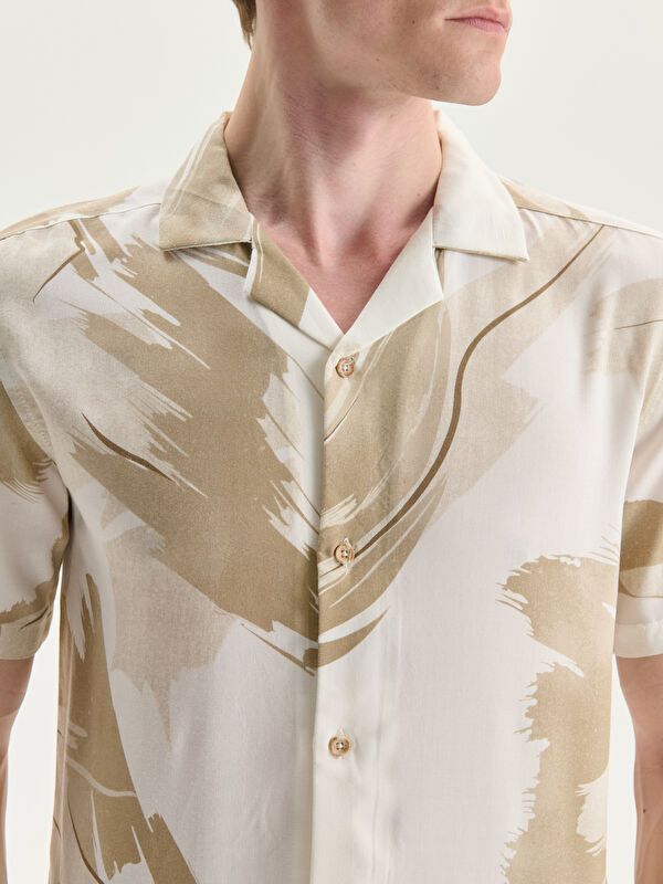 Moudda LC Waikiki - Chemise imprimée manches courtes en tissu tissé pour Homme - Tunisie 3
