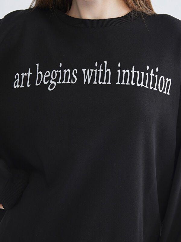 Moudda LC Waikiki - Sweatshirt en jersey Femme Noir - Tunisie 3