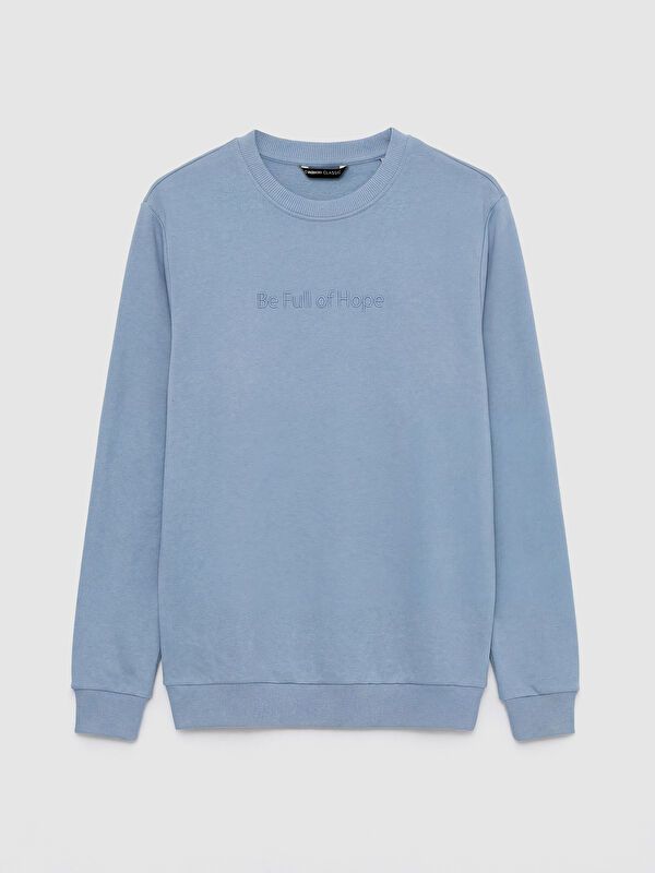 Moudda LC Waikiki - Sweatshirt imprimé basique pour Homme - Tunisie 4