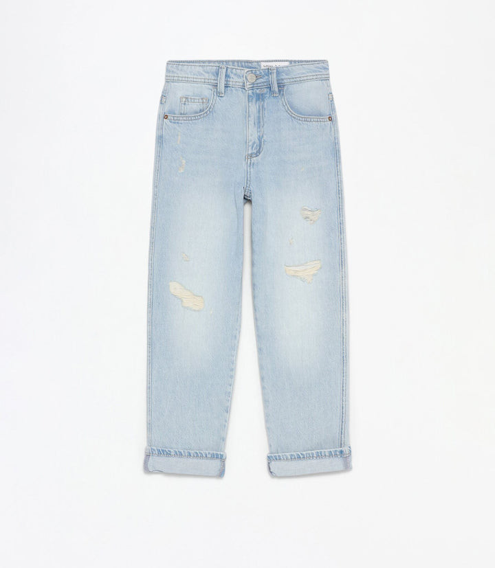 Moudda Lefties - Pantalon Denim Fantaisie Relax - Effet Déchiré Garçon - Tunisie 1