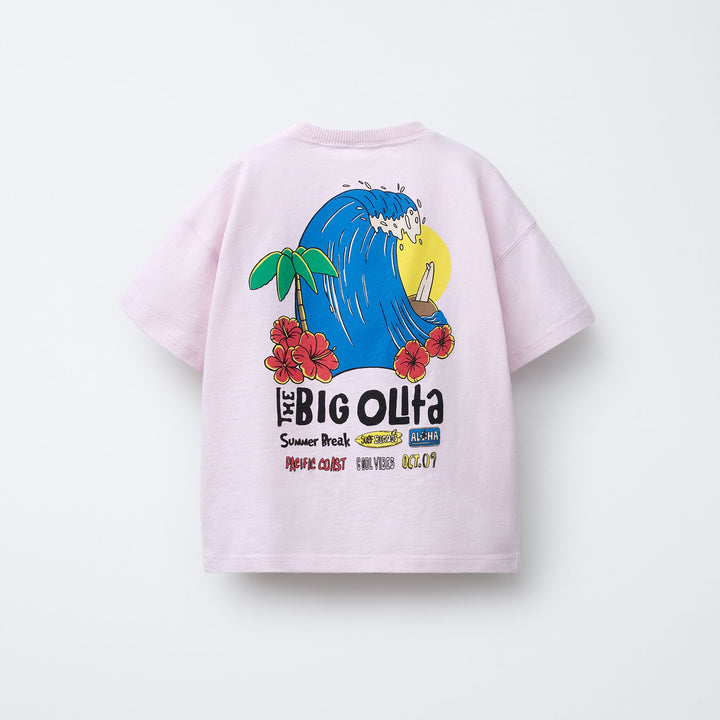 Moudda ZARA - T-Shirt Enfant - Imprimé Vague Hawaii - Tunisie 2