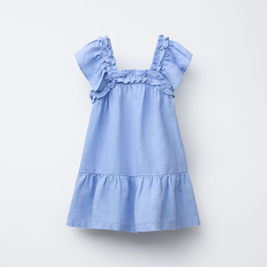 Moudda ZARA - Robe Enfant Bleue Lin - Collection Méditerranée - Tunisie 1
