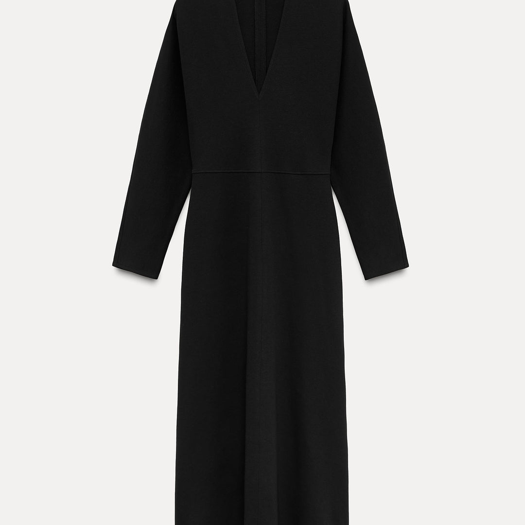Moudda ZARA - Robe Midi Interlock - Découpes Ajustées - Tunisie 1