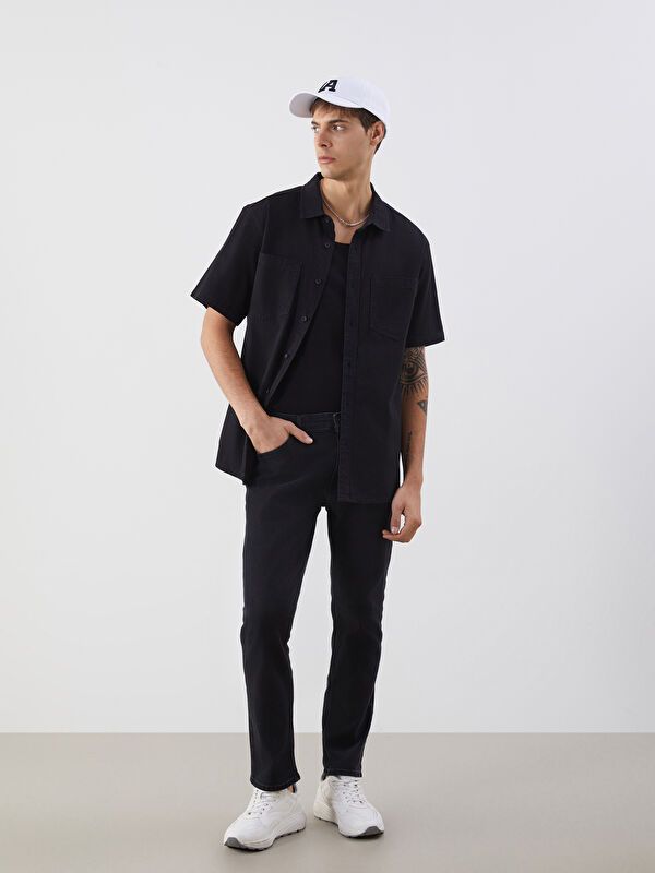 Moudda LC Waikiki - Chemise en jean manches courtes pour Homme - Tunisie 2