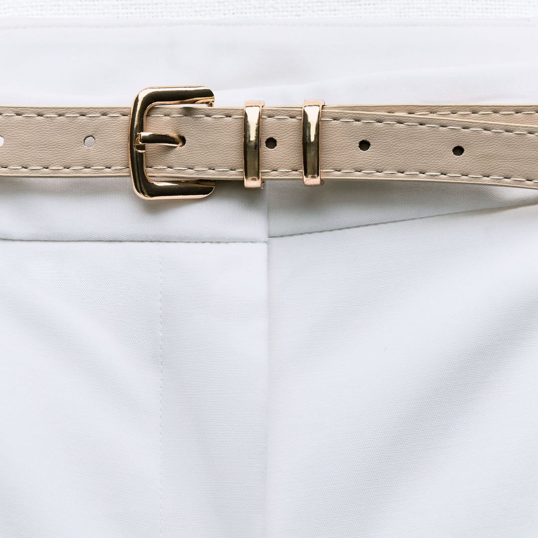 Moudda ZARA - Ceinture en cuir synthétique boucle or clair - Tunisie 3