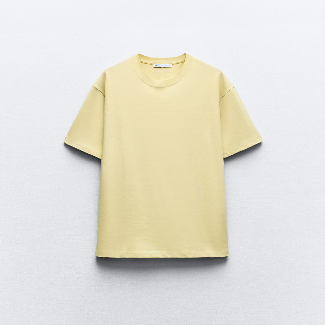 Moudda ZARA - T-shirt Coton Épais Col Rond - Tunisie 2