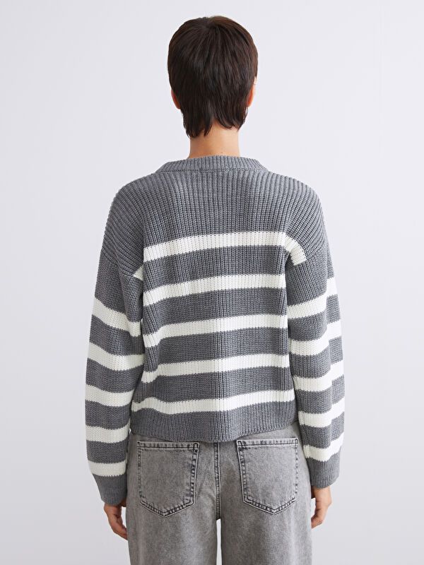 Moudda LC Waikiki - Cv tricot pullover mid pour Femmes - Tunisie 4