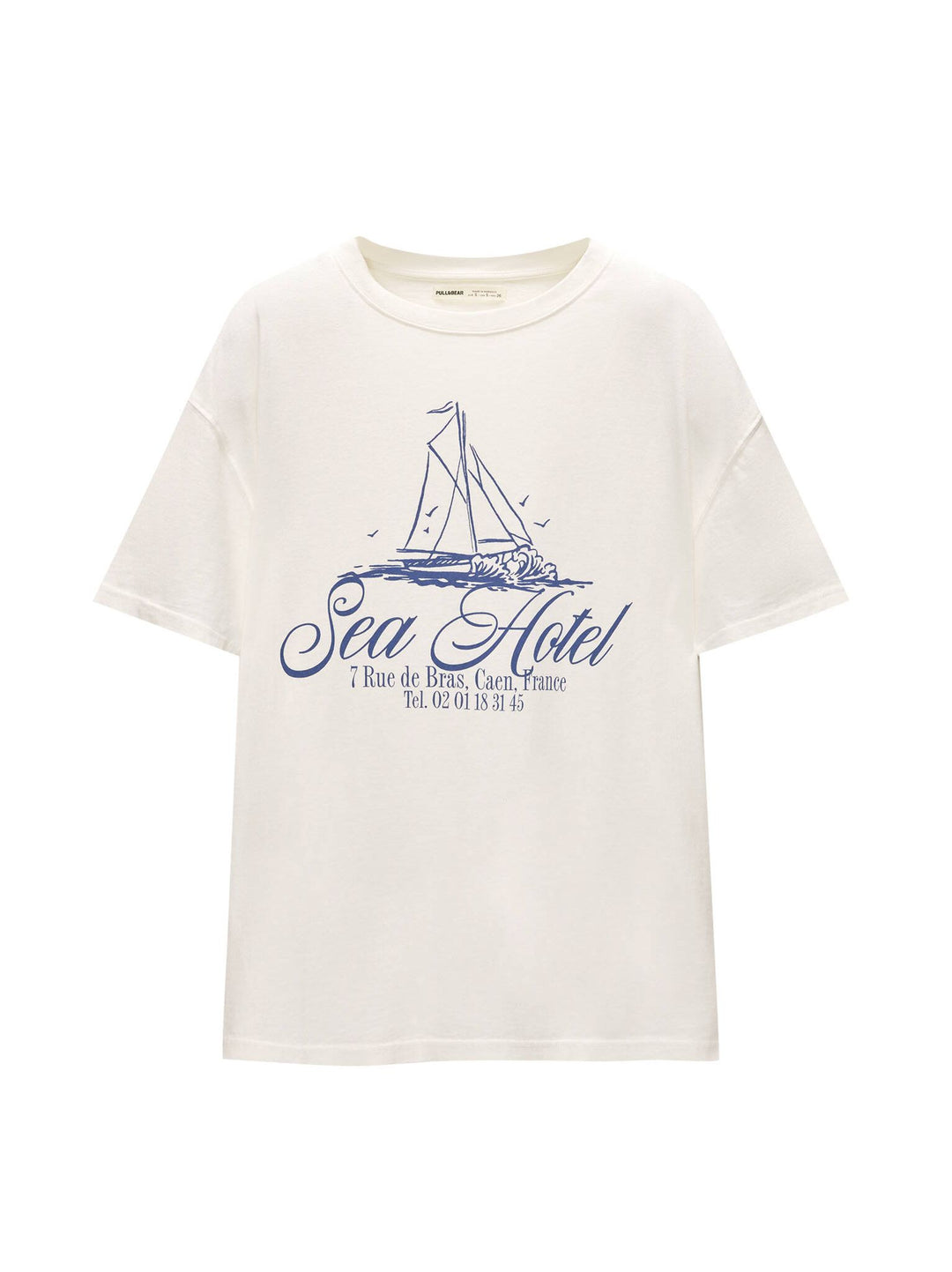 Moudda PULL & BEAR - Body Graphique Illustration Bateau - Tunisie 2