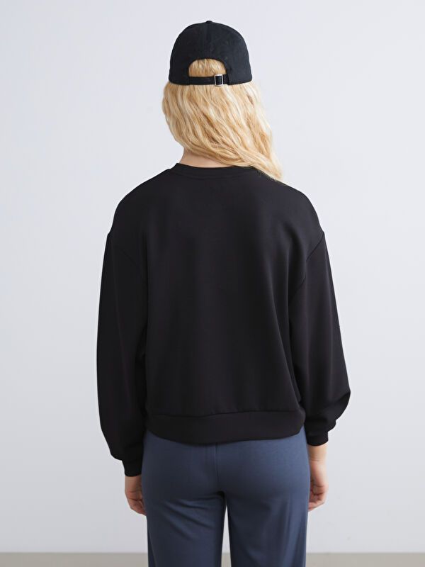 Moudda LC Waikiki - Sweatshirt en jersey Femme Noir - Tunisie 4