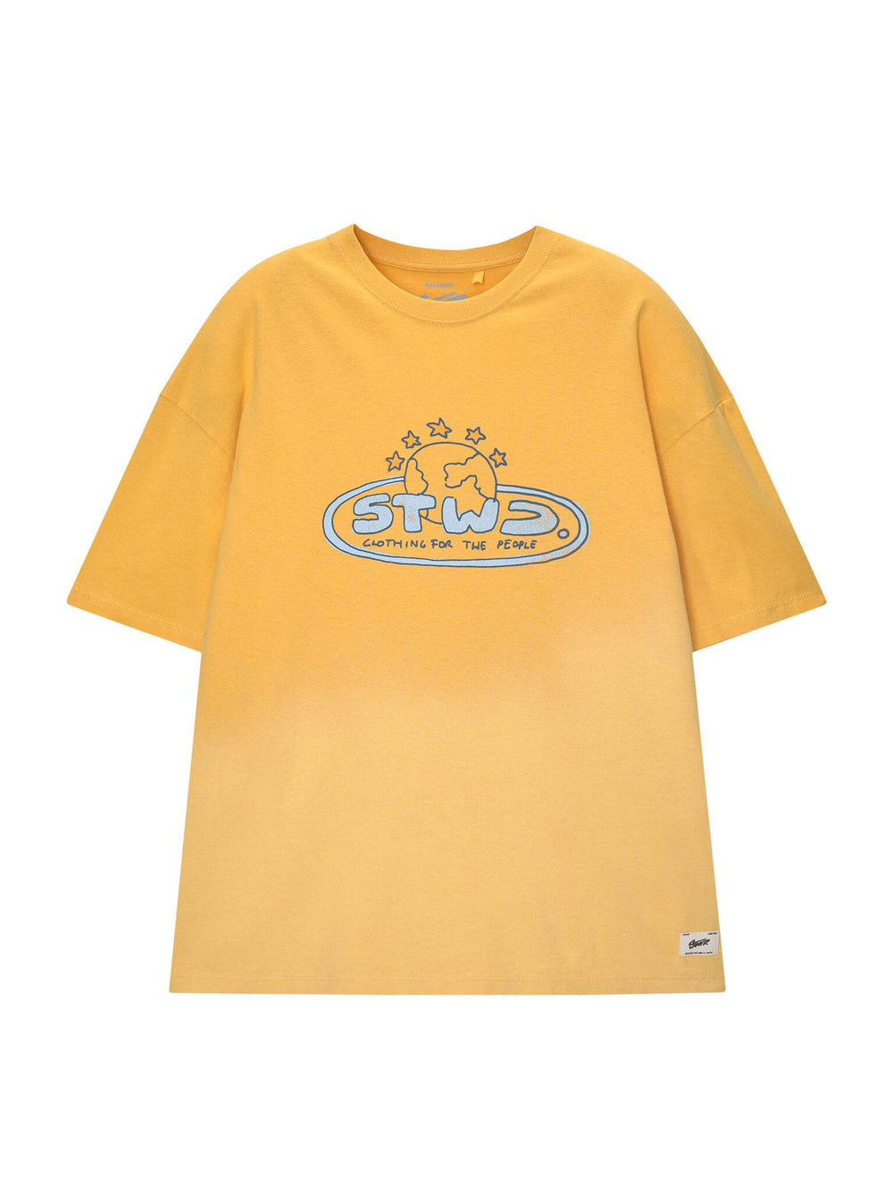 Moudda PULL & BEAR - T-Shirt STWD Lavé Dégradé Orange - Tunisie 2