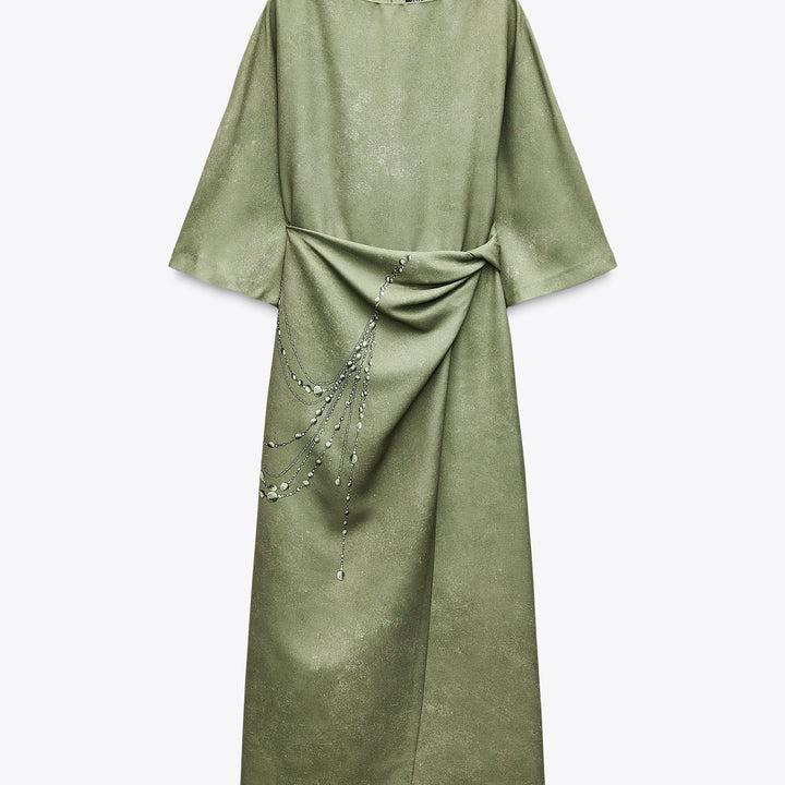 Moudda ZARA - Robe Midi Imprimée - Chaînes & Manches Longues - Tunisie 1