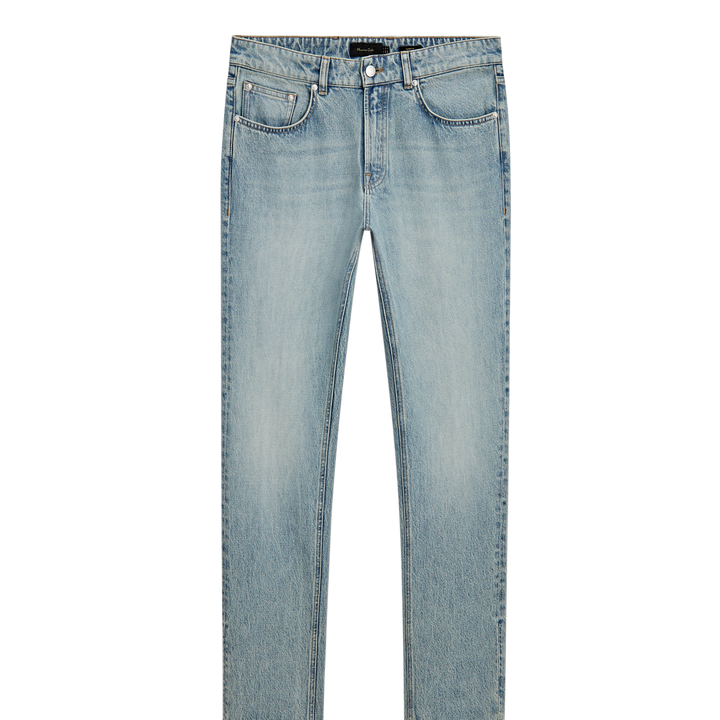 Moudda Massimo Dutti - Pantalon jean super dirty délavé coupe fuselée - Tunisie 1