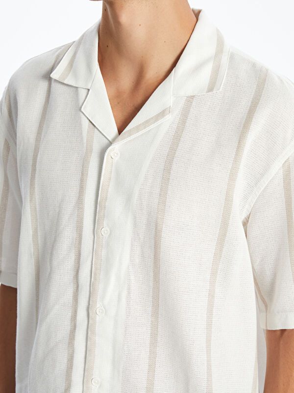 Moudda LC Waikiki - Chemise manches courtes en tissu pour Homme - Tunisie 3