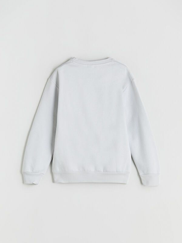 Moudda LC Waikiki - Sweatshirt en jersey Garçon Gris clair - Tunisie 3