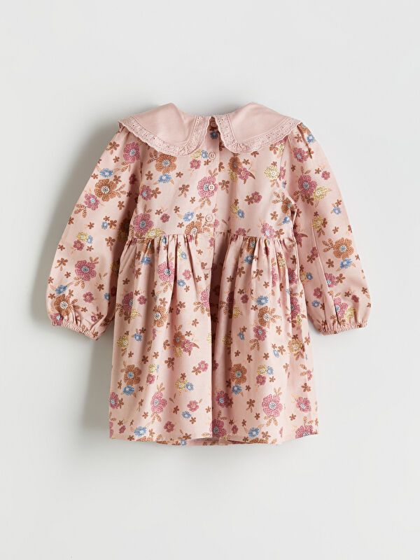 Moudda LC Waikiki - Robe tissée manches longues Fille Imprimé écru - Tunisie 3