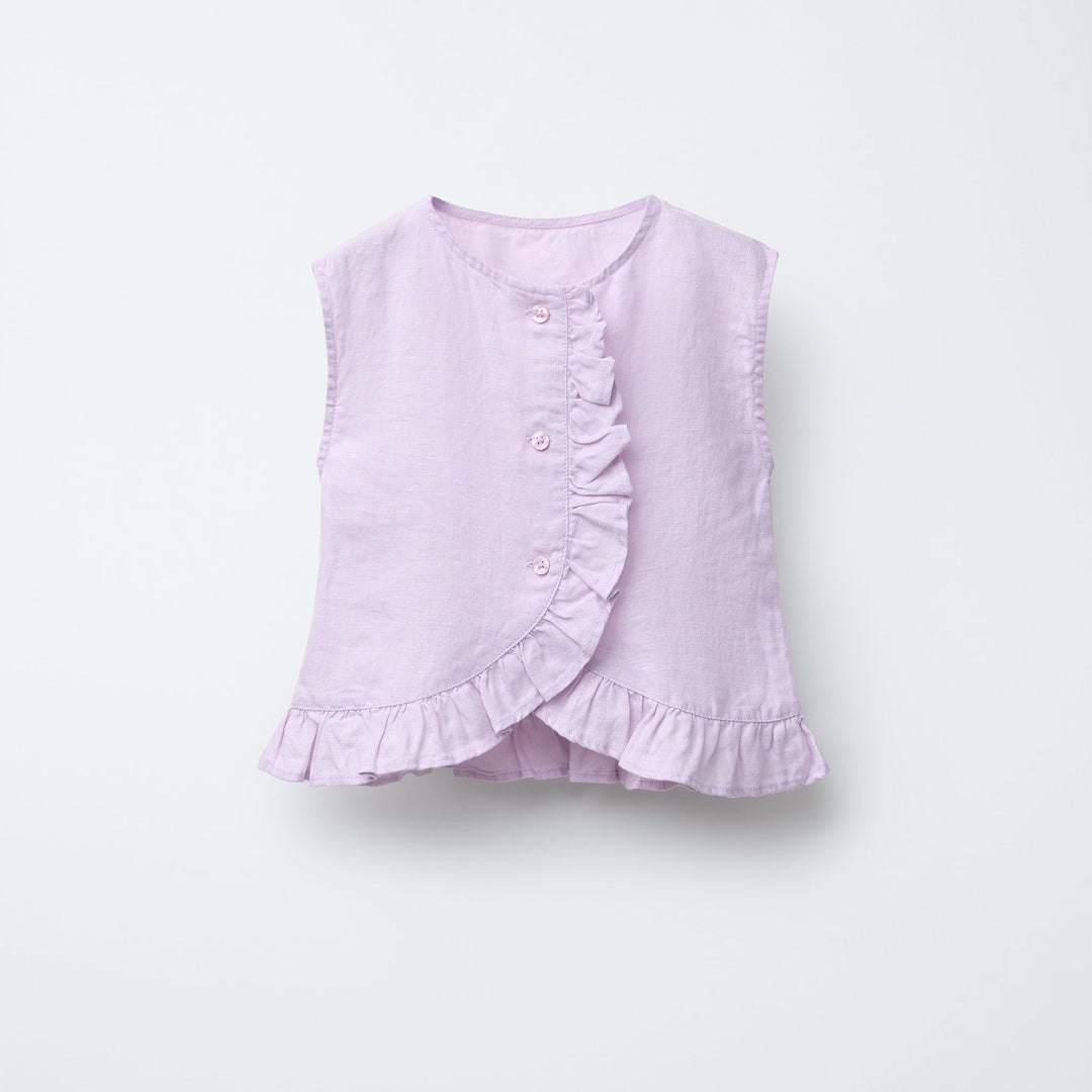 Moudda ZARA - Chemise Enfant Lin - Volants & Twinset - Tunisie 1