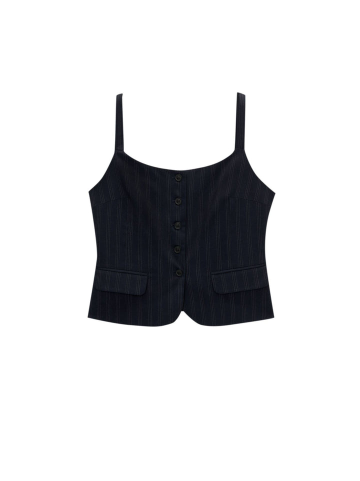 Moudda PULL & BEAR - Top Gilet - Poches & Rayures - Tunisie 1