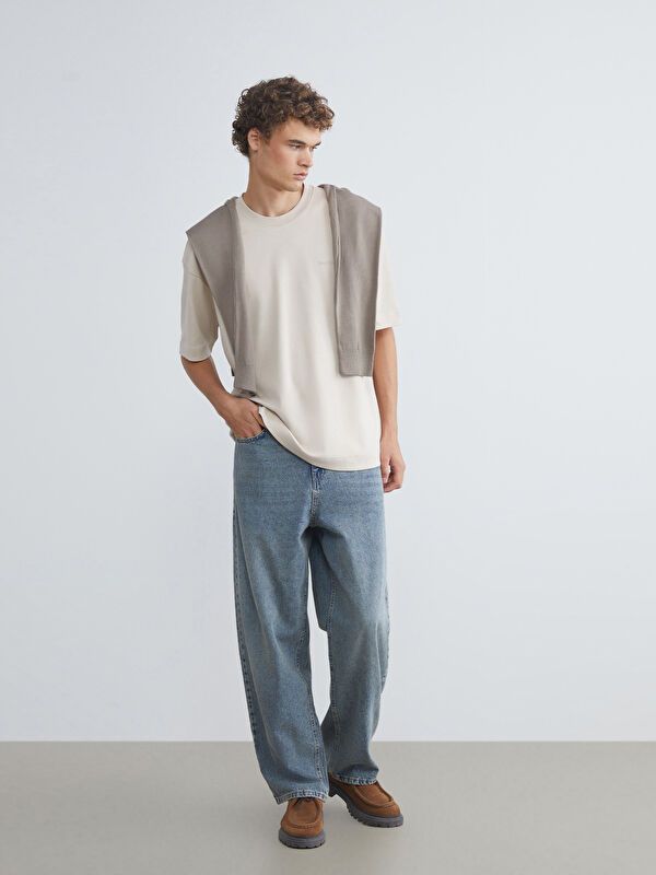 Moudda LC Waikiki - Sweatshirt en jersey Homme Beige clair - Tunisie 2