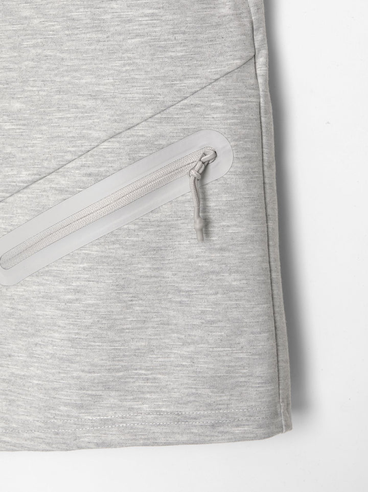 Moudda PULL & BEAR - Bermuda Jogging Tech Fermeture Devant Join Life Gris Clair - Tunisie 2