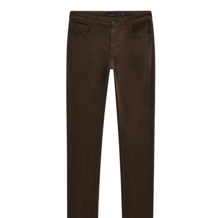 Moudda Massimo Dutti - Pantalon jean velours côtelé diagonal coupe slim - Tunisie 1