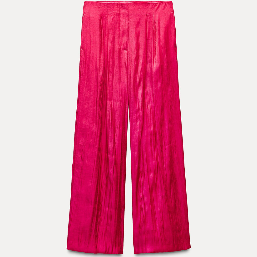 Moudda ZARA - Set pantalon ample fluide froissé - Tunisie 1