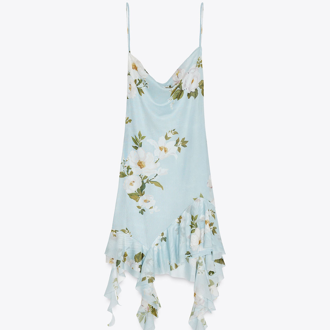 Moudda ZARA - Robe Courte - Bretelles & Volants Tulle - Tunisie 1