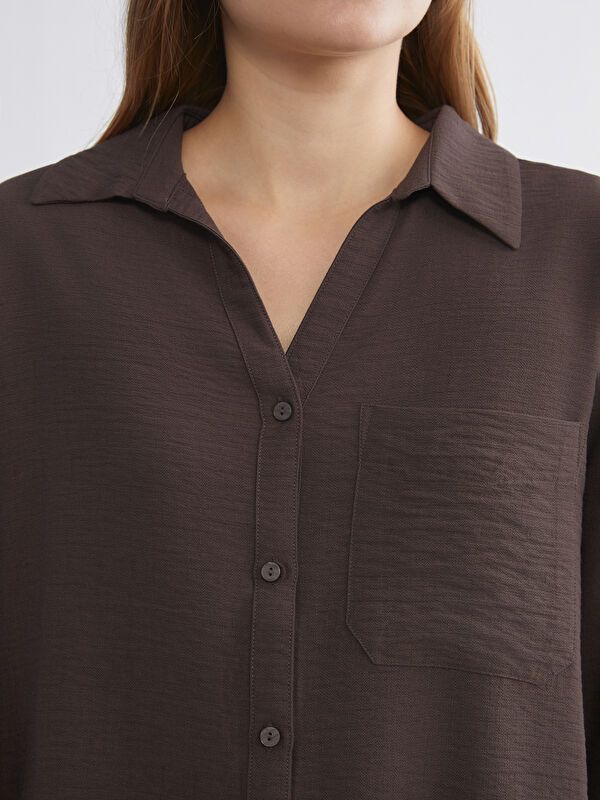 Moudda LC Waikiki - Chemise manches longues en tissu pour Femme - Tunisie 3