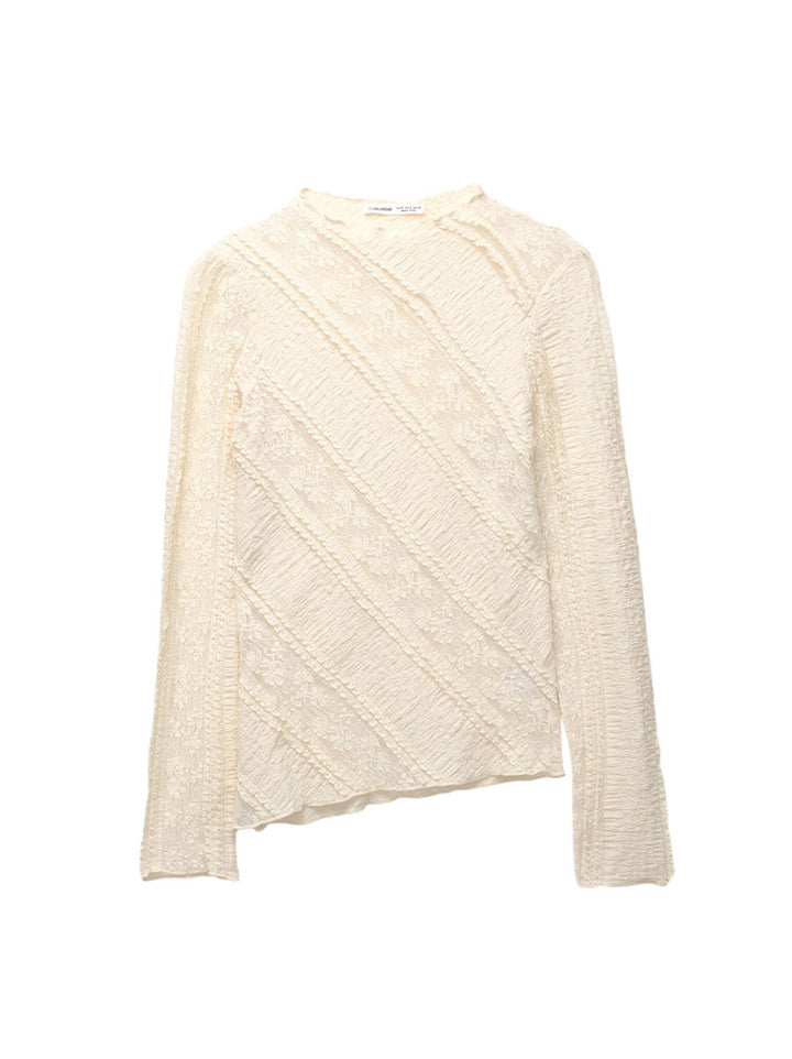 Moudda PULL & BEAR - Top Dentelle - Asymétrique - Tunisie 1