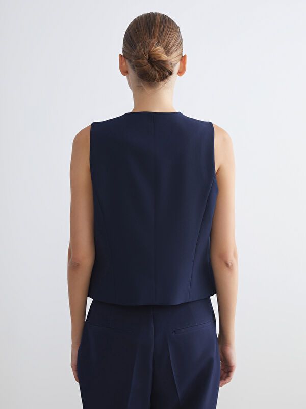 Moudda LC Waikiki - Veste tissée Femme Marine - Tunisie 4