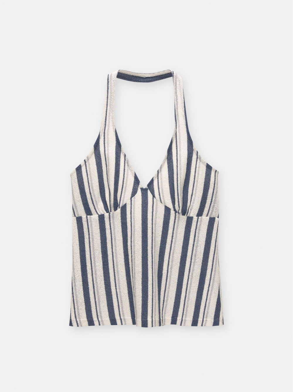 Moudda PULL & BEAR - Body Top Halter Bretelles Dos Rayure Rustique - Tunisie 2