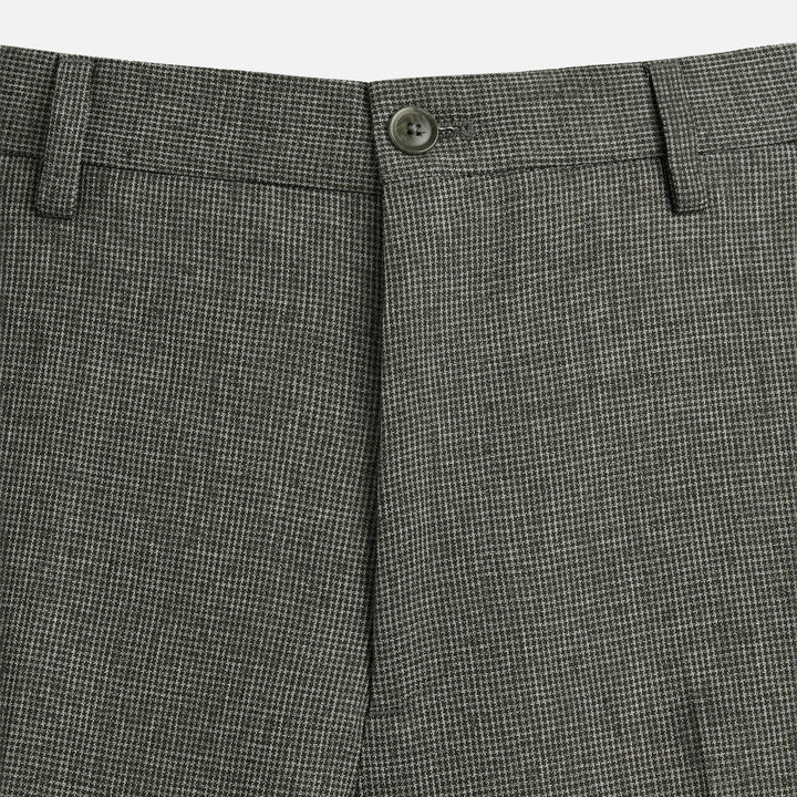 Moudda ZARA - Pantalon - Fantaisie Pied-de-poule & Lin Mélangé Vert - Tunisie 3