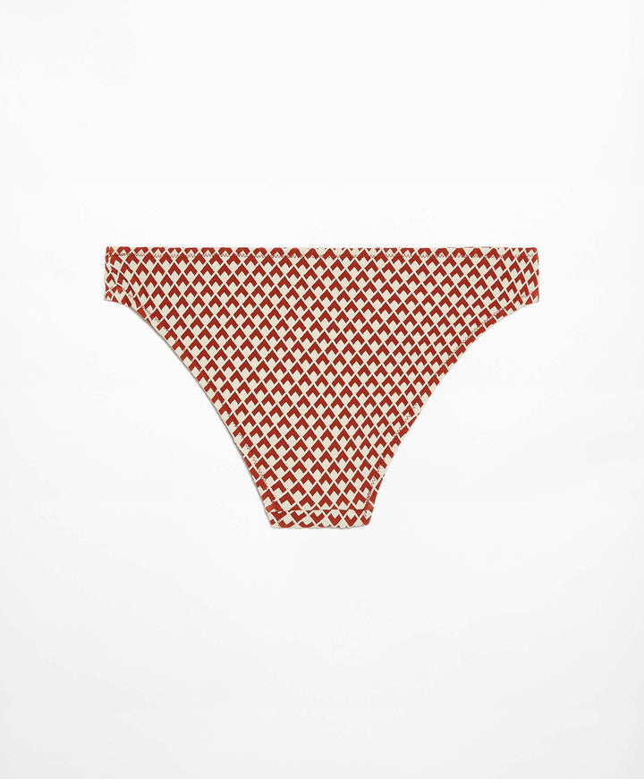 Moudda Oysho - Culotte Classique Jacquard Géométrique Orange - Tunisie 3
