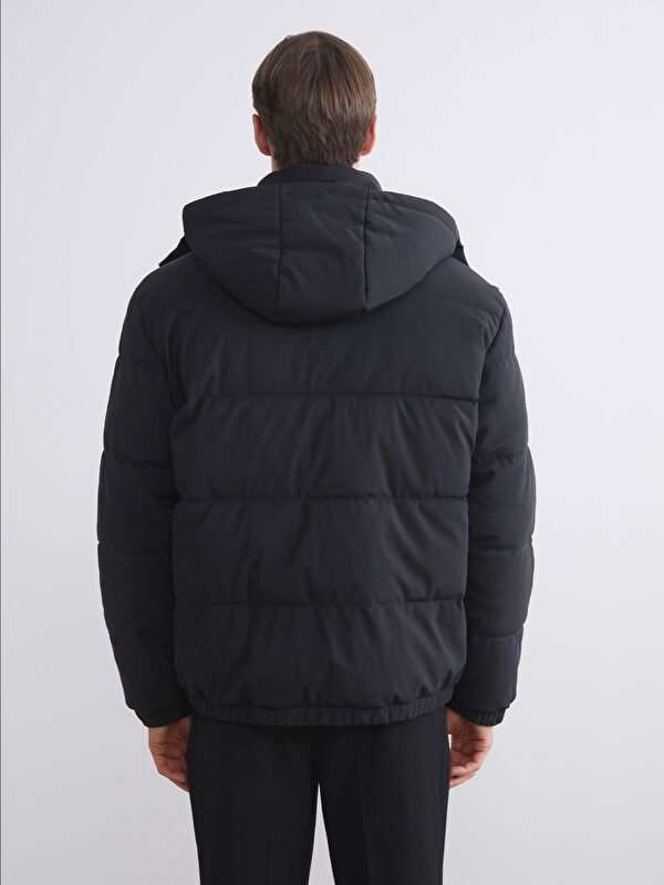 Moudda LC Waikiki - Manteau matelassé en nylon Homme Noir - Tunisie 5