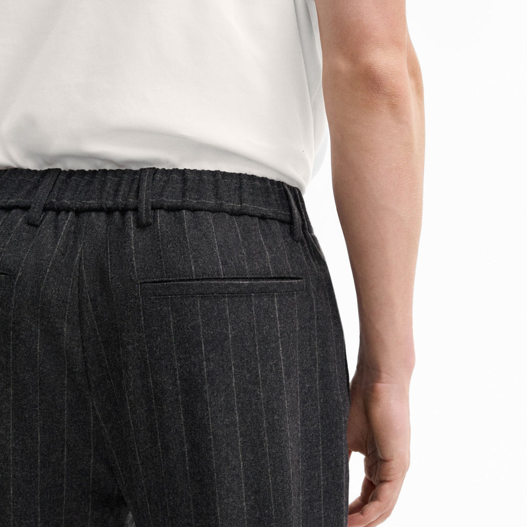 Moudda Massimo Dutti - Pantalon laine flanelle rayé - Tunisie 3