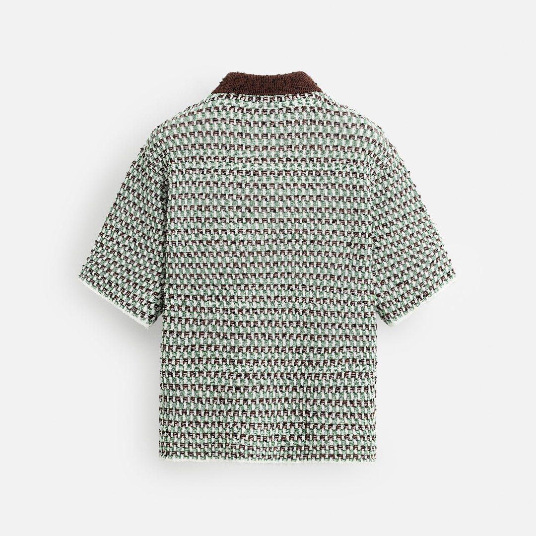 Moudda ZARA - Polo Manches Courtes - Jacquard & Boutons (Calor) - Tunisie 2