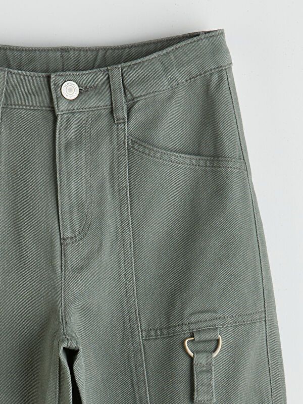 Moudda LC Waikiki - Pantalon tissé Fille Kaki - Tunisie 2