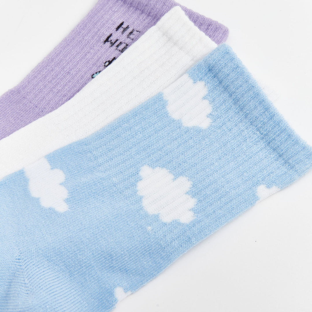 Moudda LC Waikiki - Chaussettes courtes Femme Bleu - Tunisie 4