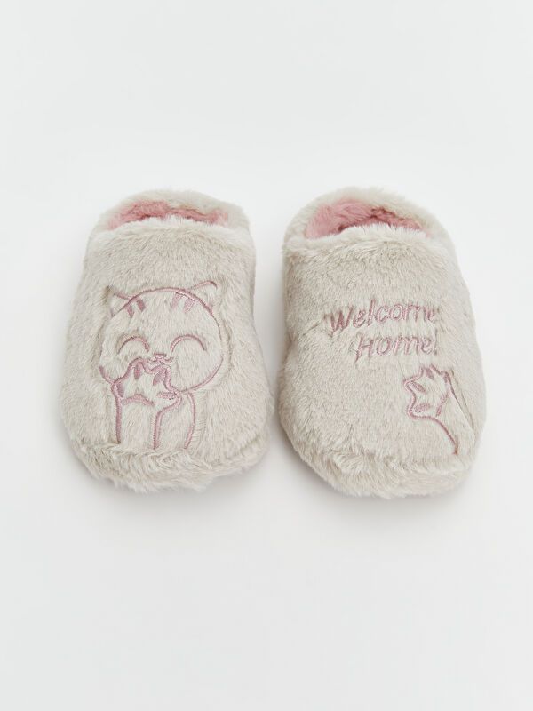 Moudda LC Waikiki - Pantoufles maison Fille Ecru - Tunisie 3