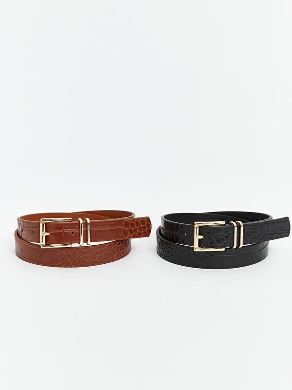 Moudda LC Waikiki - Ceintures et bretelles Femme Brun - Tunisie 1