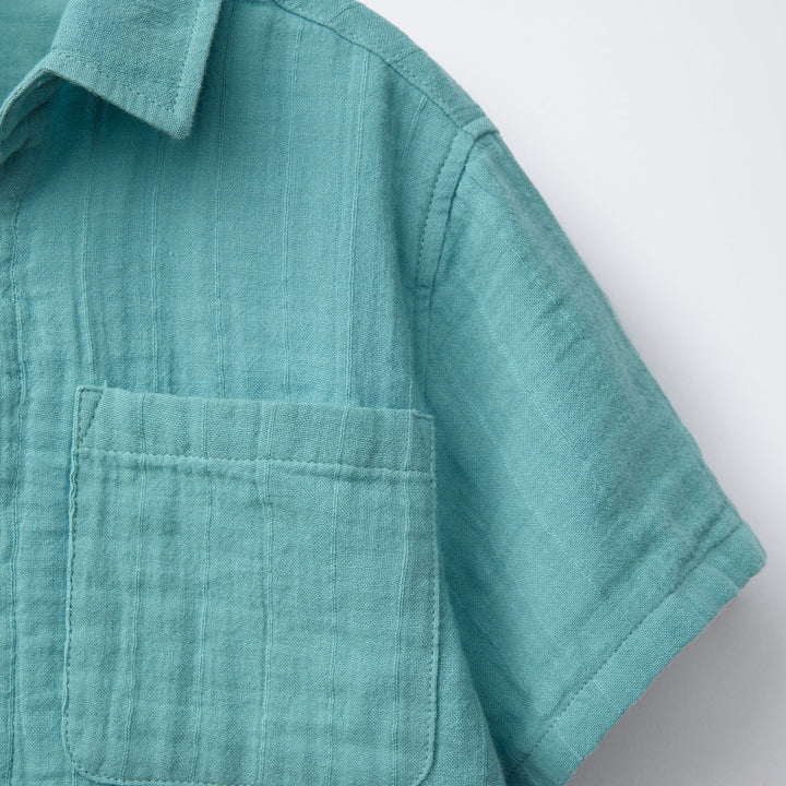 Moudda ZARA - Chemise Enfant - Bambula Moutarde & Texture - Tunisie 4