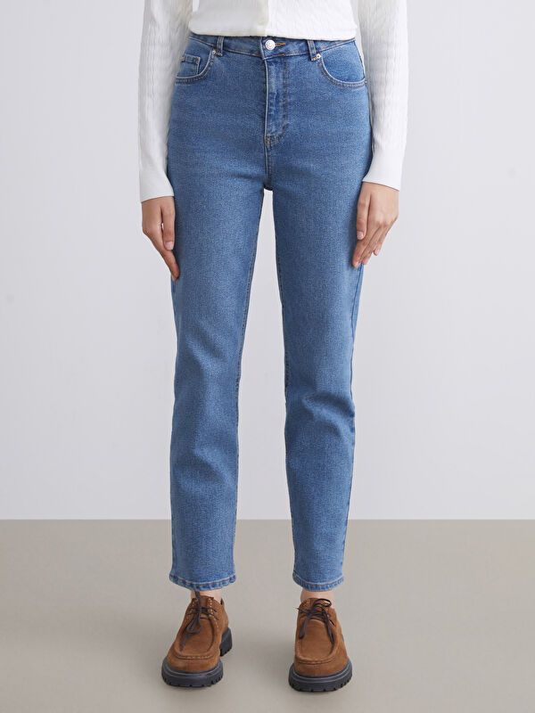 Moudda LC Waikiki - Pantalon tissé en denim Femme Rodéo mid indigo - Tunisie 2