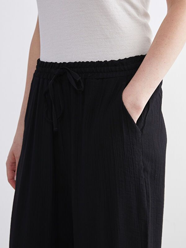 Moudda LC Waikiki - Pantalon tissé fin Femme Noir - Tunisie 3