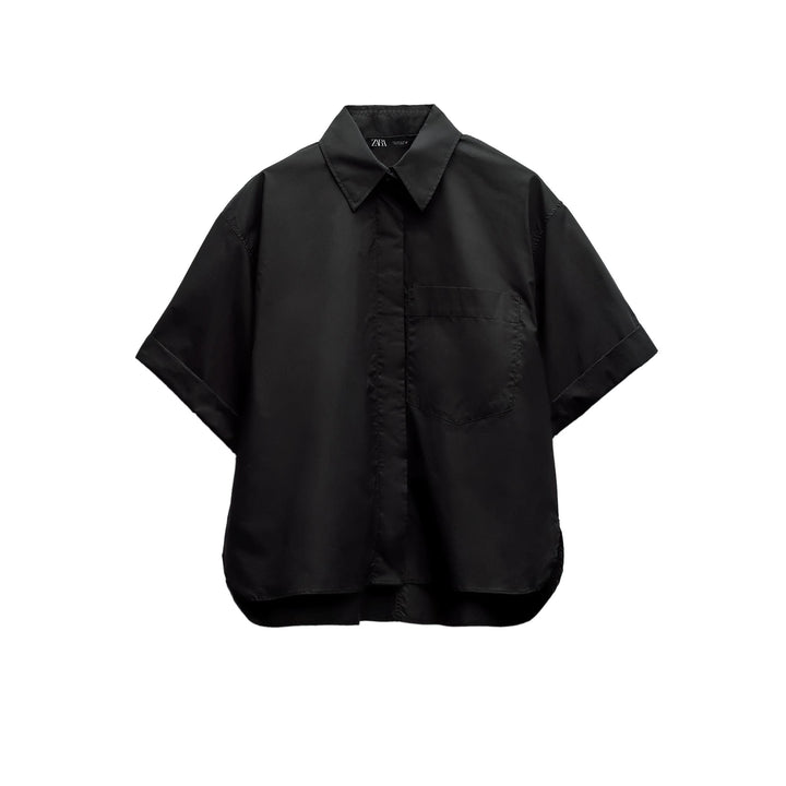 Moudda ZARA - Chemise popeline manches courtes poche - Tunisie 3
