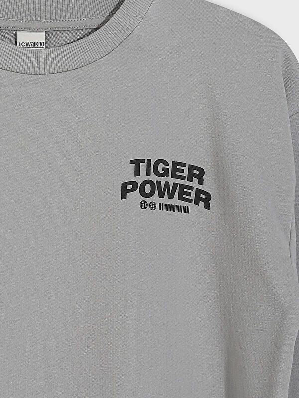 Moudda LC Waikiki - Sweatshirt en jersey Garçon Gris - Tunisie 3