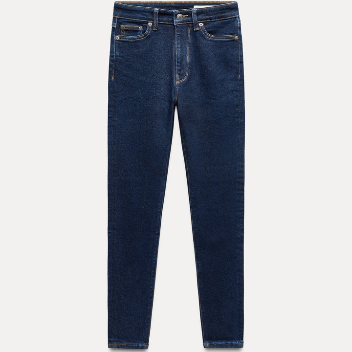 Moudda ZARA - Jean skinny taille haute indigo rinçé - Tunisie 1