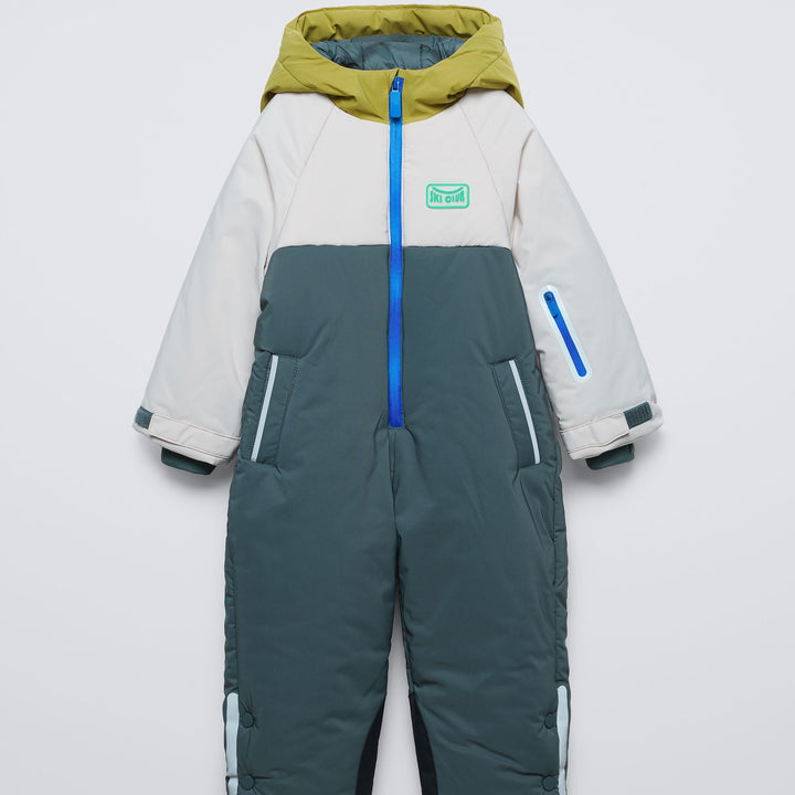 Moudda ZARA - Combinaison Ski - Color Block Glace/Gris - Tunisie 1