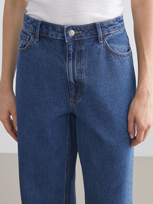 Moudda LC Waikiki - Pantalon tissé en denim Femme Rodéo mid indigo - Tunisie 3