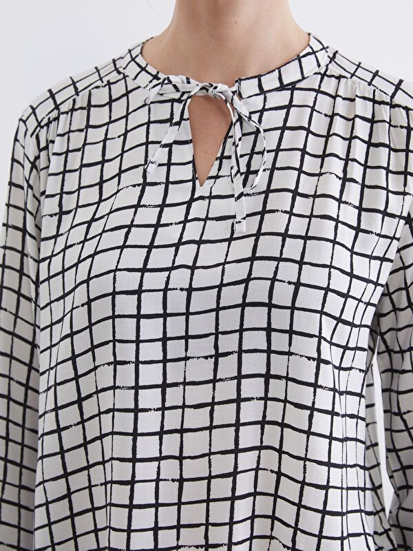 Moudda LC Waikiki - Chemisier (blouse) imprimé manches longues en tissu pour Femme - Tunisie 3