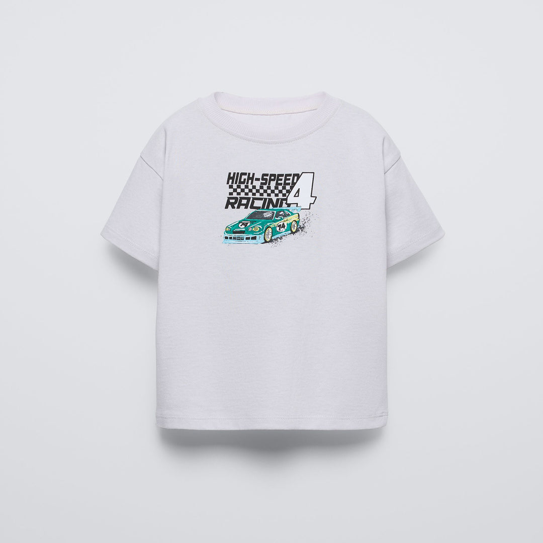 Moudda ZARA - T-shirt enfant imprimé voiture haute vitesse - Tunisie 1