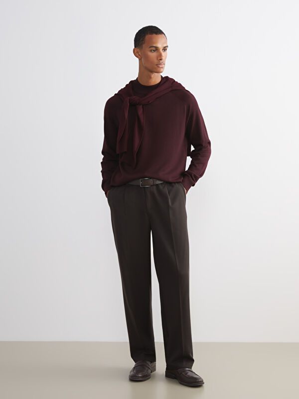 Moudda LC Waikiki - Pull en tricot Homme Bordeaux - Tunisie 2